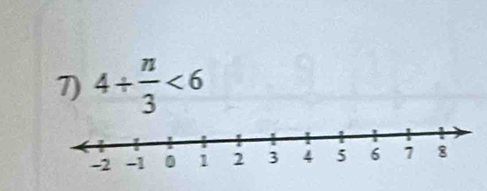 4/  n/3 <6</tex>