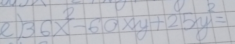 36x^2-60xy+25y^2=