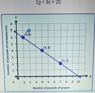 2g+3s=20