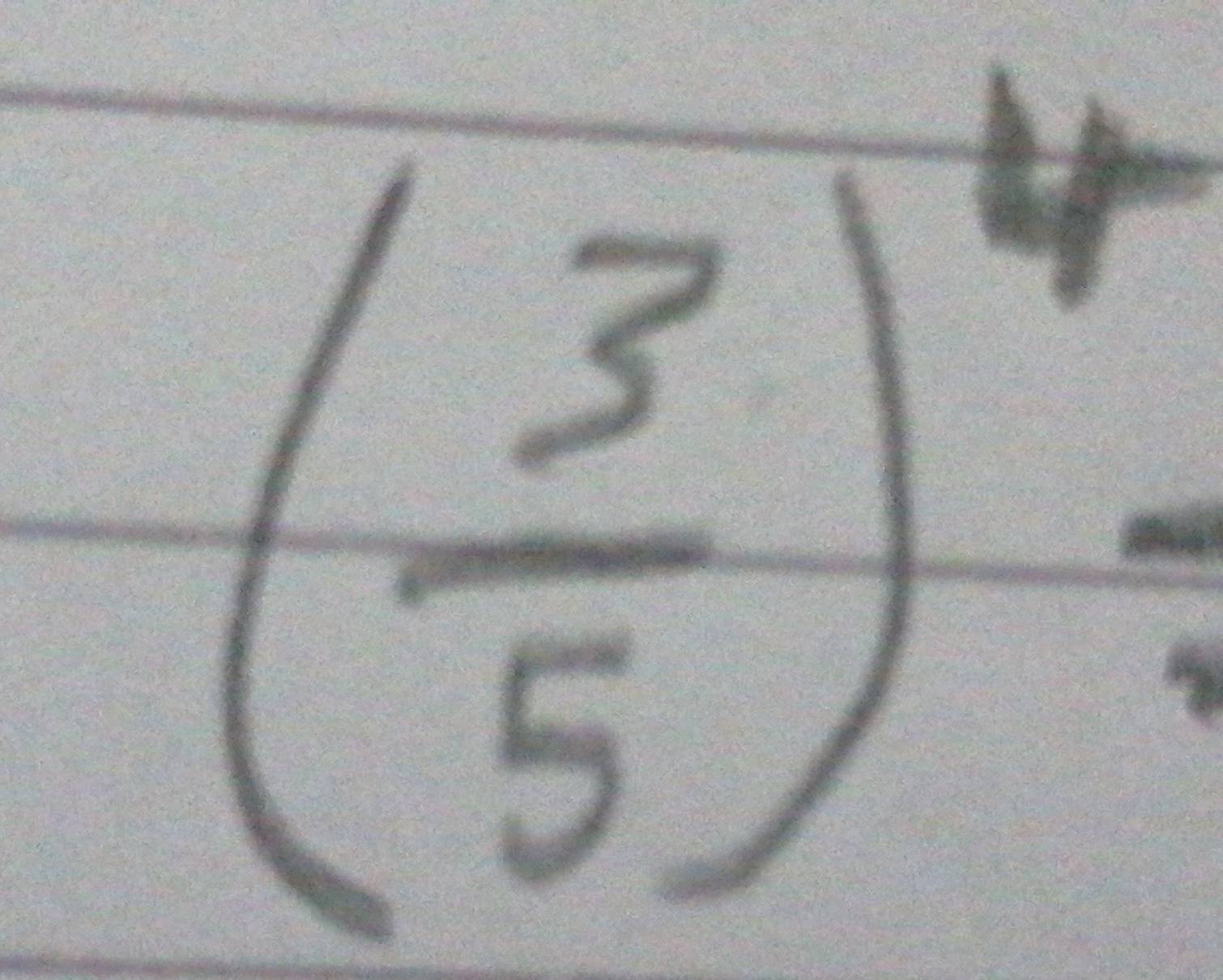 ( 3/5 )^4=
frac (frac 2)°