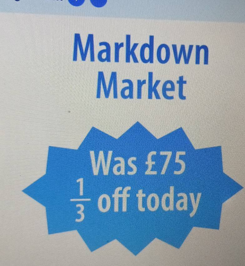 Markdown
Market