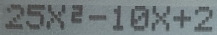 25x^2-18x+2