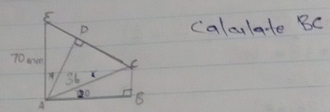 caloulate BC
A