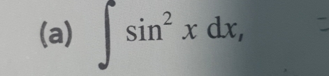 ∈t sin^2xdx,