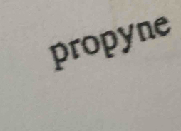 propyne