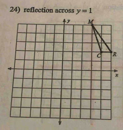 reflection across y=1