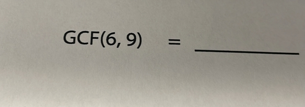 GCI □° (6,9)=