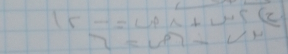 1r+=4+2+2r+4
lambda =vector Plambda -vector H