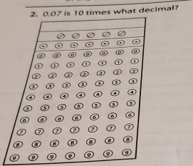 10 times what decimal?
9