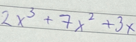 2x^3+7x^2+3x