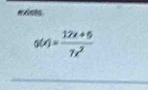 g(x)= (12x+6)/7x^2 