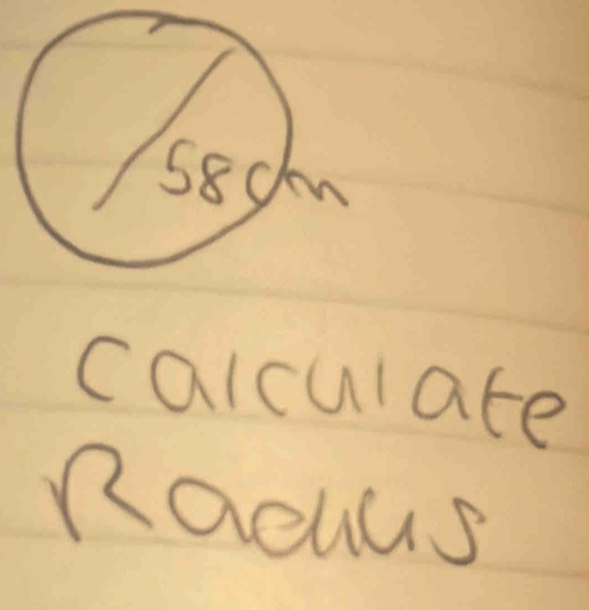 calculate 
Racus