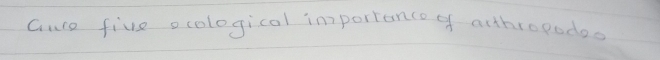 Guce five ocological importance of arthropodes