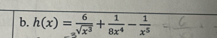 h(x)=√x+axx