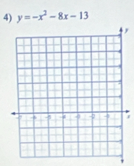 y=-x^2-8x-13
, 
1