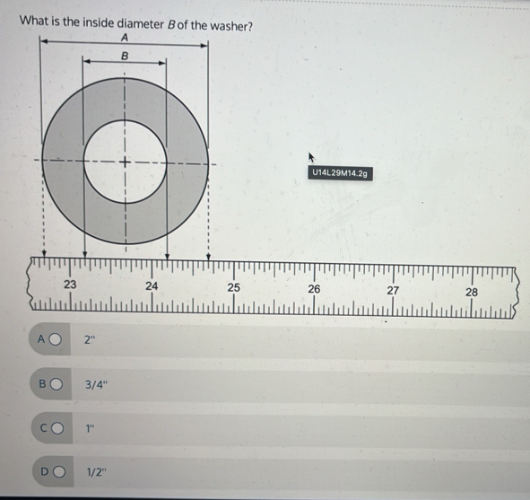 What
A 2^n
B 3/4''
1''
D 1/2^n