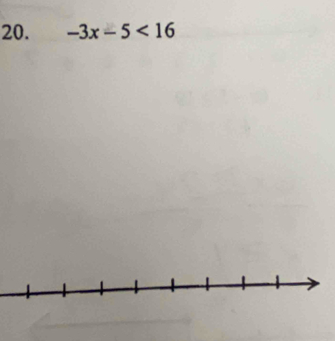 -3x-5<16</tex>