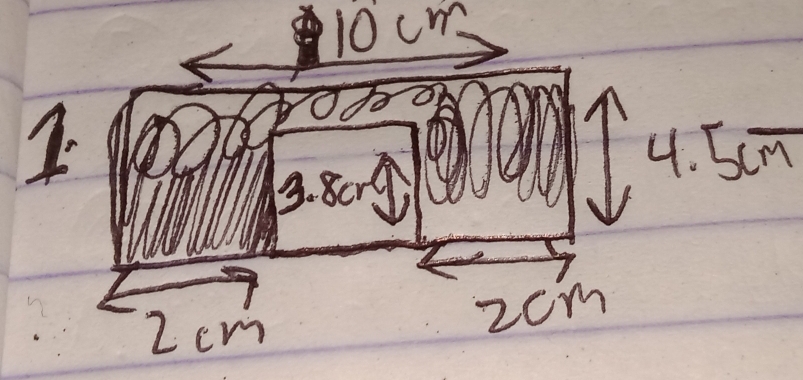 10cm
2. 
4. Scm
3. 80r
2cm
2cm