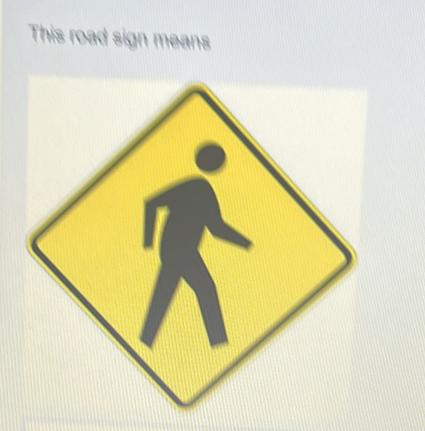 is road sign mean