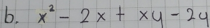 x^2-2x+xy-2y