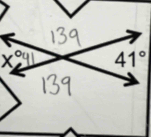 x°41
41°