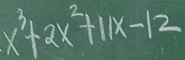 x^3+2x^2+11x-12