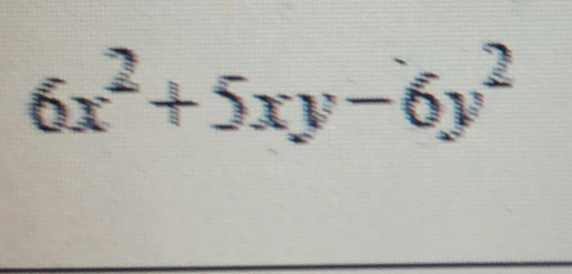 6x^2+5xy-6y^2