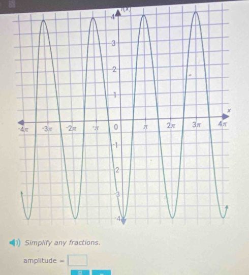 1
amplitude = □