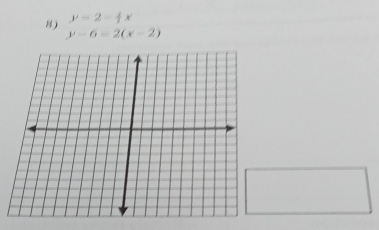 y=2-4x
y-6=2(x-2)