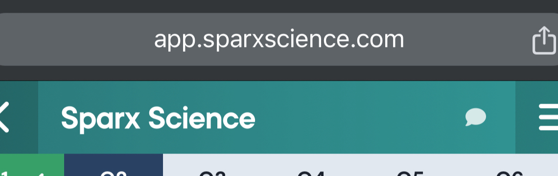 app.sparxscience.com 
Sparx Science