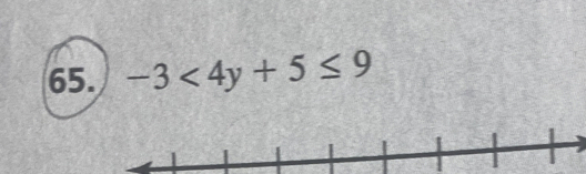 -3<4y+5≤ 9