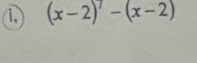 (x-2)^7-(x-2)