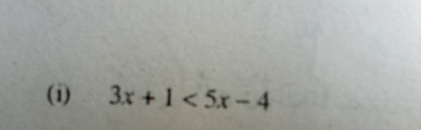 3x+1<5x-4</tex>