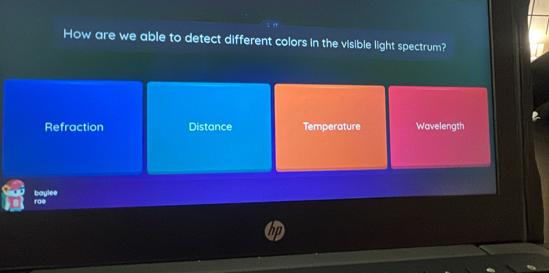 Solved: How are we able to detect different colors in the visible light ...
