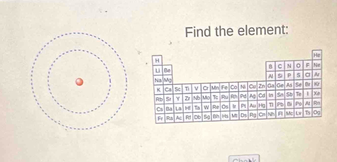 Find the element: