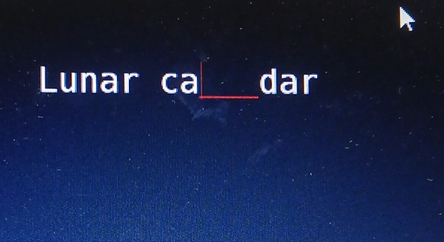 Lunar ca_ dar