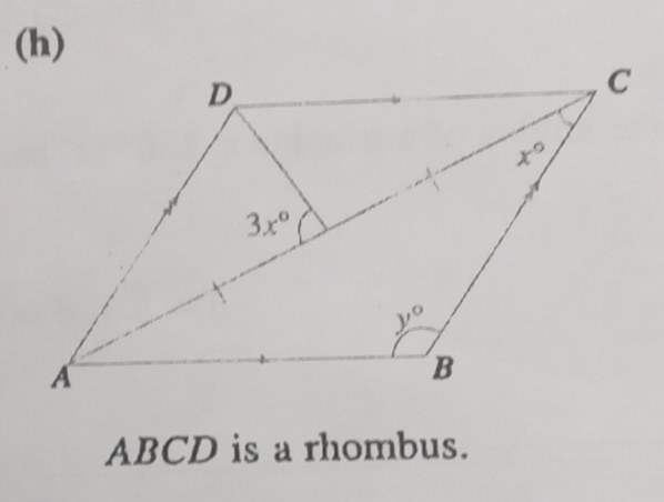 ABCD is a rhombus.