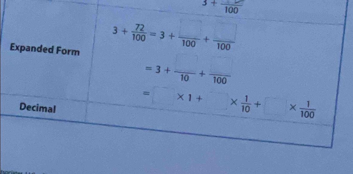 3+frac 100