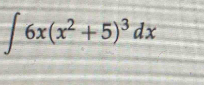 ∈t 6x(x^2+5)^3dx