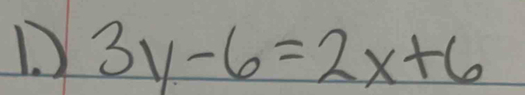 3y-6=2x+6