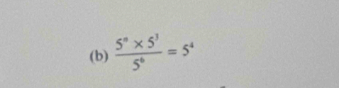  (5^n* 5^3)/5^6 =5^4