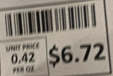 UNIT PRICE $6.72
0.42