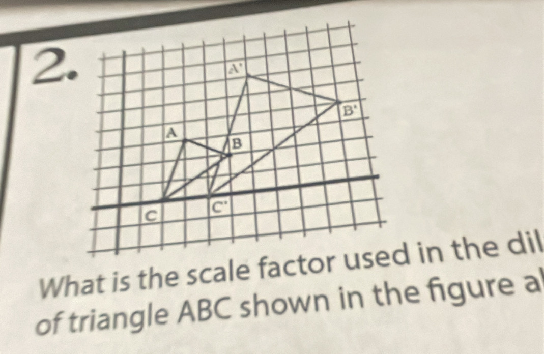 of triangle ABC shown in the figure a