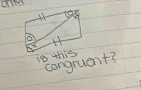 is this 
congruent?