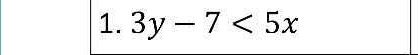 3y-7<5x</tex>