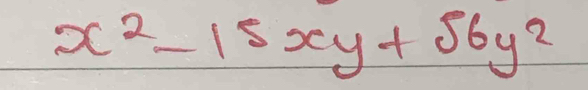 x^2-15xy+56y^2