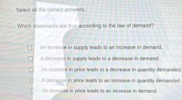Solved: Select all the correct answers. Which statements are true ...