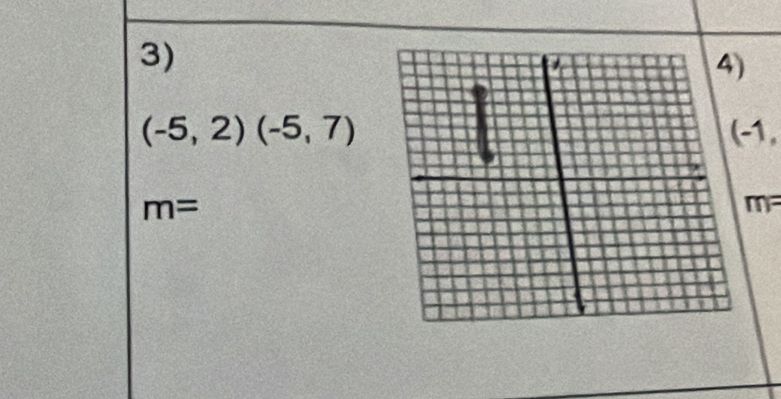 (-5,2)(-5,7) -1,
m=
m=