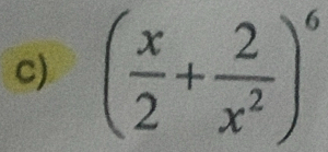 ( x/2 + 2/x^2 )^6