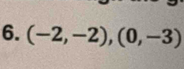 (-2,-2), (0,-3)